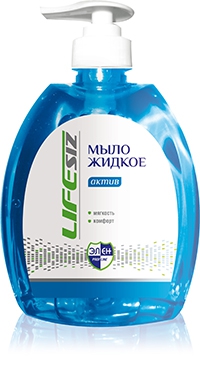 Жидкое мыло «Элен» (Актив) 520 мл. с дозатором